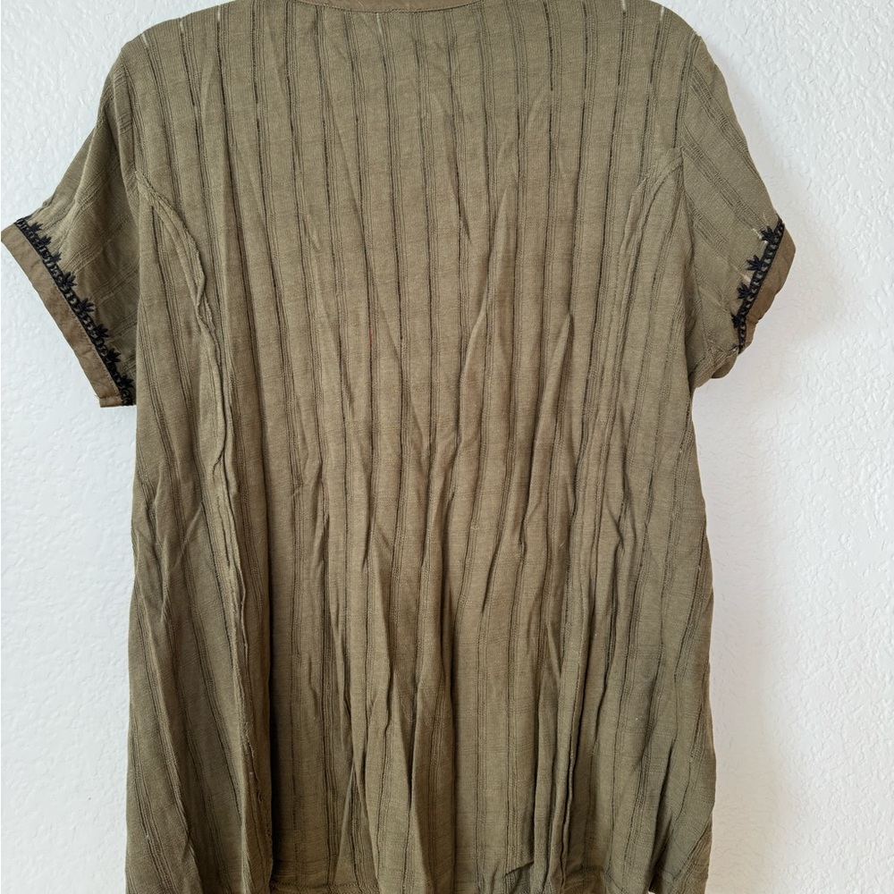 ANTHROPOLOGIE AKEMI KIN EMBROIDERED TOP MEDIUM - Picture 5 of 5